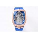 Jacob Co Bg Factory Tourbi Llon Blue Strap Watch