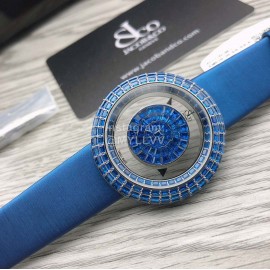 Jacob Co New Diamonds Quartz Watch For Women Blue