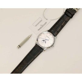 Jaeger Lecoultre 39mm Dial Leather Strap Watch