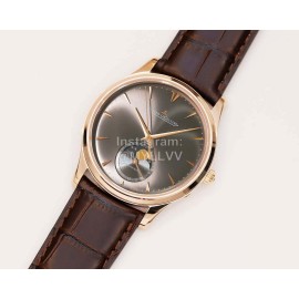 Jaeger Lecoultre Fashion 39mm Dial Leather Strap Watch