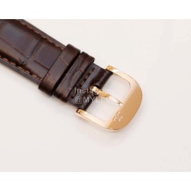 Jaeger Lecoultre Fashion 39mm Dial Leather Strap Watch