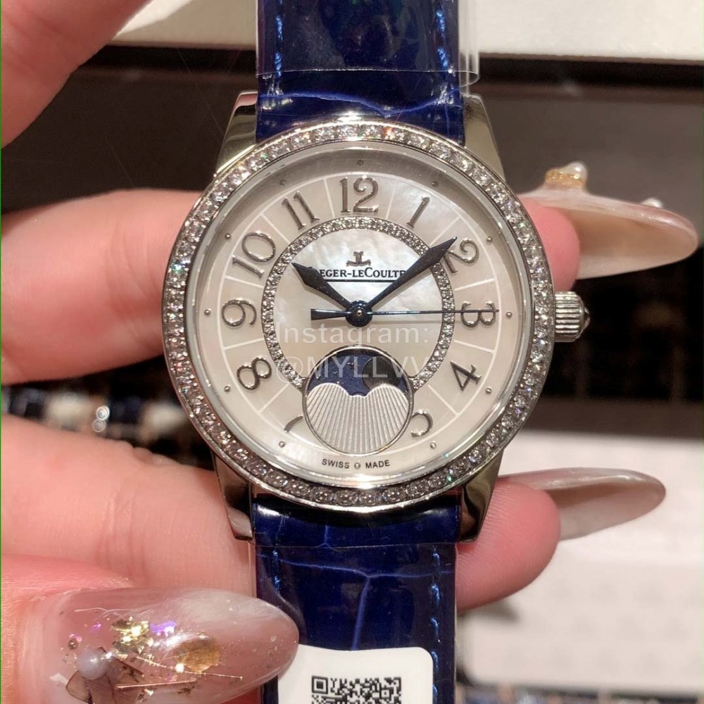 Jaeger Lecoultre 316l Steel Case Sapphire Glass Watch Blue