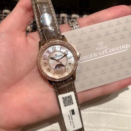 Jaeger Lecoultre 316l Steel Case Sapphire Glass Watch Brown