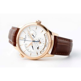 Jaeger Lecoultre 39mm Dial Brown Leather Strap Watch