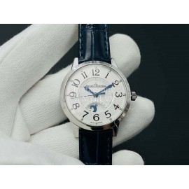 Jaeger Lecoultre An Factory 34mm Dial Leather Strap Watch