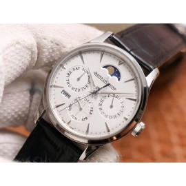 Jaeger Lecoultre 39mm White Dial Multifunctional Watch