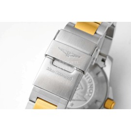 Longines Fashion Black Dial Steel Strap Watch