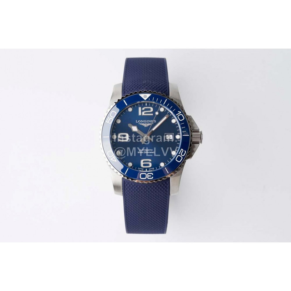 Longines 316l Refined Steel Case Watch Blue