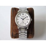 Longines 316l Fine Steel Round Case Steel Strap Watch