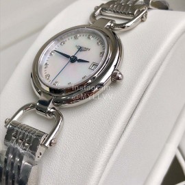 Longines 26.5mm Dial Quartz Watch For Women Silver