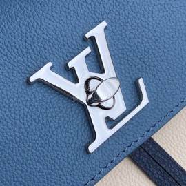 Louis Vuitton Mini Charm Lockme Backpack Blue M54573