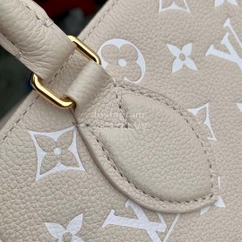 Lv On The Go Monogram Empreinte Leather Handbag M46128