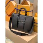 Lv Soft Leather Lock It Tote Bag