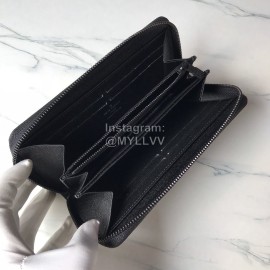 Louis Vuitton 2020 Flower Series Zipper Around Long Wallets Black M60017