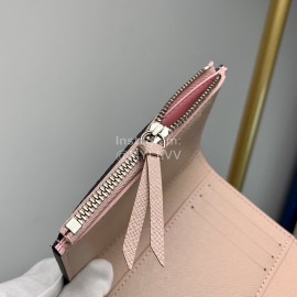Louis Vuitton 2020 Victorine Tie-Dye Style Envelope Type Short Wallets Pink M69113