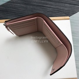 Louis Vuitton 2020 Victorine Tie-Dye Style Envelope Short Wallets Pink M69113
