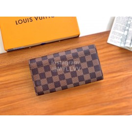 Louis Vuitton Canvas Grain Leather Envelope Wallet M60114