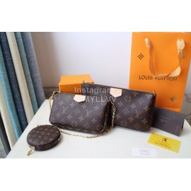 Louis Vuitton Canvas Light Fashionable Three Piece Handbag M44823