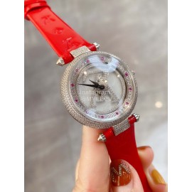 Louis Vuitton New 316l Fine Steel Case Diamond Dial Watch For Women