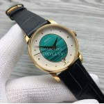 Mido Sapphire Crystal Leather Strap Watch For Women Green