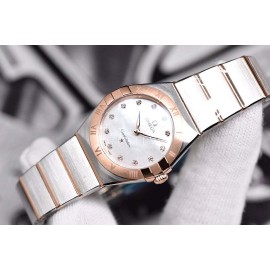 Omega 28mm Dial Steel Strap Watch