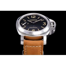Panerai Hw Factory 316 Refined Steel 44mm Dial Watch Brown