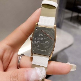 Piaget 316l Refined Steel White Strap Watch