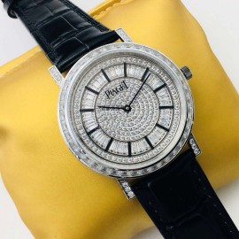 Piaget Pg Factory Altiplano Diamond Dial Watch Black