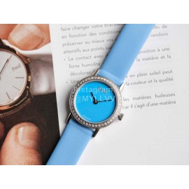 Piaget Altiplano Mini 316 Steel Sapphire Crystal Watch Blue
