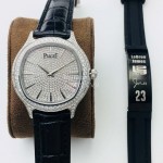 Piaget Tw Factory Black-Tie Diamond Dial Watch Black