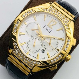 Piaget 43mm Dial Diamond Multifunctional Watch Gold
