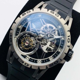 Roger Dubuis Bbr Factory Luminous Scale Rubber Strap Watch