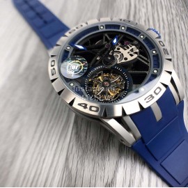Roger Dubuis Excalibur Spidr Rubber Strap Mechanical Watch