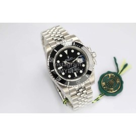 Rolex 40mm Dial Steel Strap Watch Black