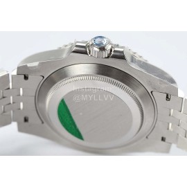 Rolex 40mm Dial Steel Strap Watch Blue