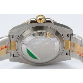 Rolex 40mm Blue Dial Steel Strap Watch