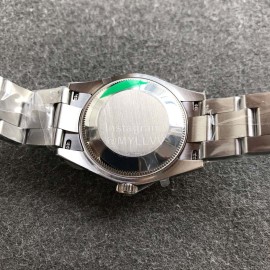 Rolex 31mm Black Dial Steel Strap Luminous Watch