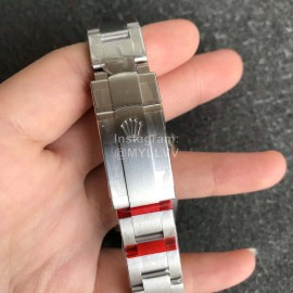 Rolex 31mm Black Dial Steel Strap Luminous Watch