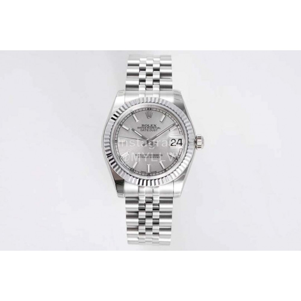 Rolex New Steel Strap 31mm Dial Sapphire Crystal Watch
