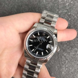 Rolex 31mm Dial Sapphire Crystal Watch Black