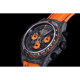 Rolex 40mm Dial Multifunctional Watch Orange Red