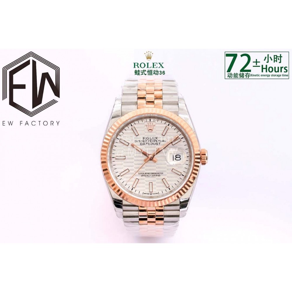 Rolex 904l Steel Sapphire Crystal Watch Rose Gold