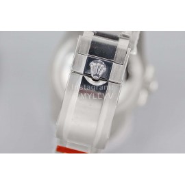 Rolex 904l Steel 40mm Black Dial Watch