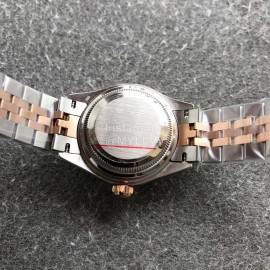 Rolex Datejust 28mm Brown Dial Steel Strap Watch 