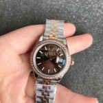 Rolex Datejust 28mm Dial Steel Strap Diamond Watch 