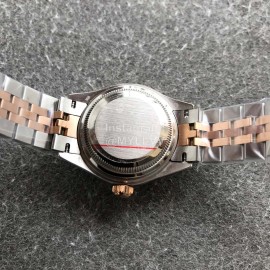 Rolex Datejust 28mm Dial Steel Strap Diamond Watch Silver 