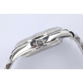 Rolex New 36mm White Dial Steel Strap Diamond Watch