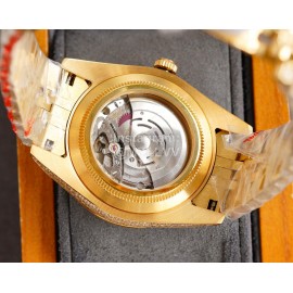 Rolex 41mm Dial Sapphire Crystal Diamond Watch