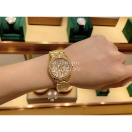 Rolex 904l Steel 31mm Dial Watch For Women Gold