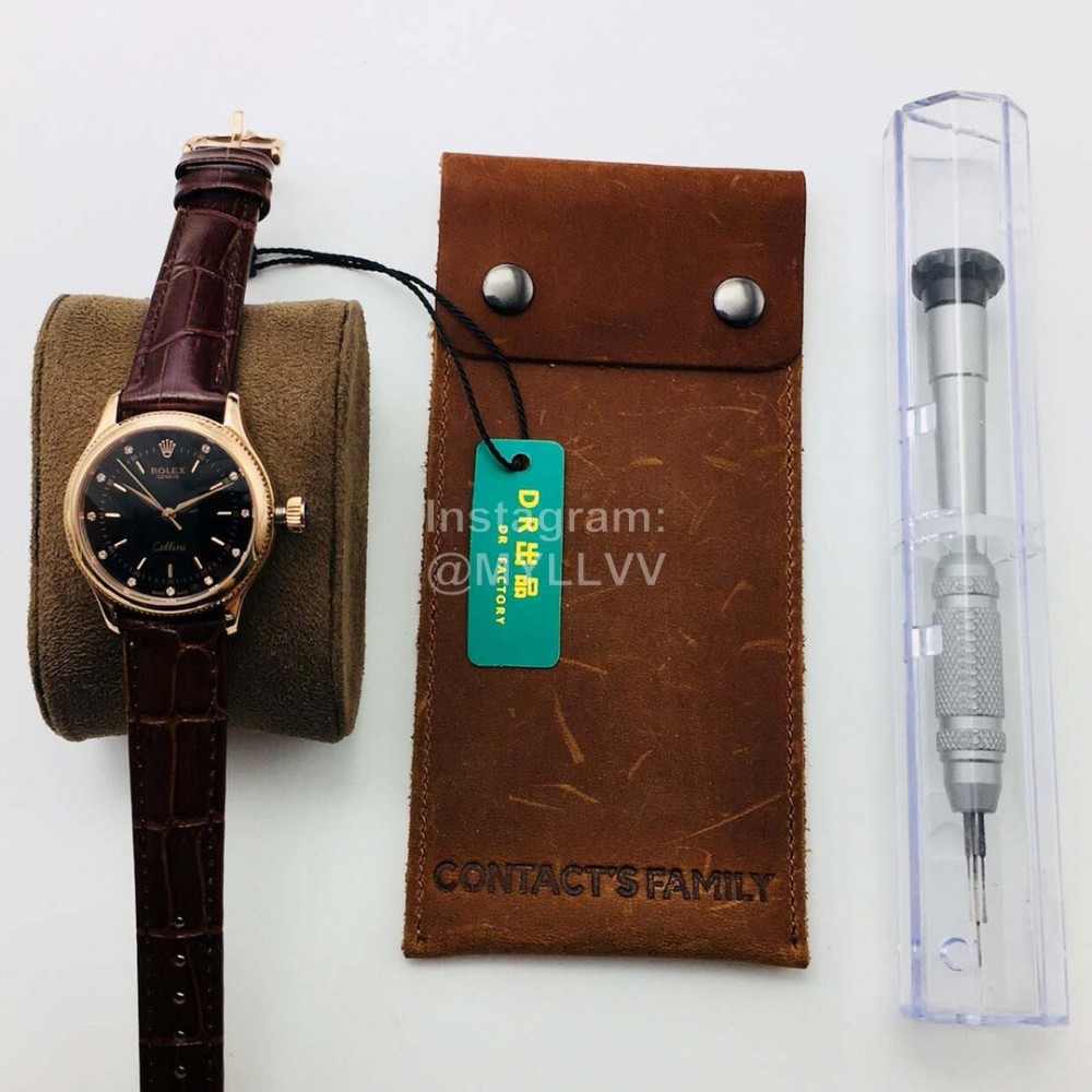 Rolex Dr Factory Sapphire Crystal Watch Brown